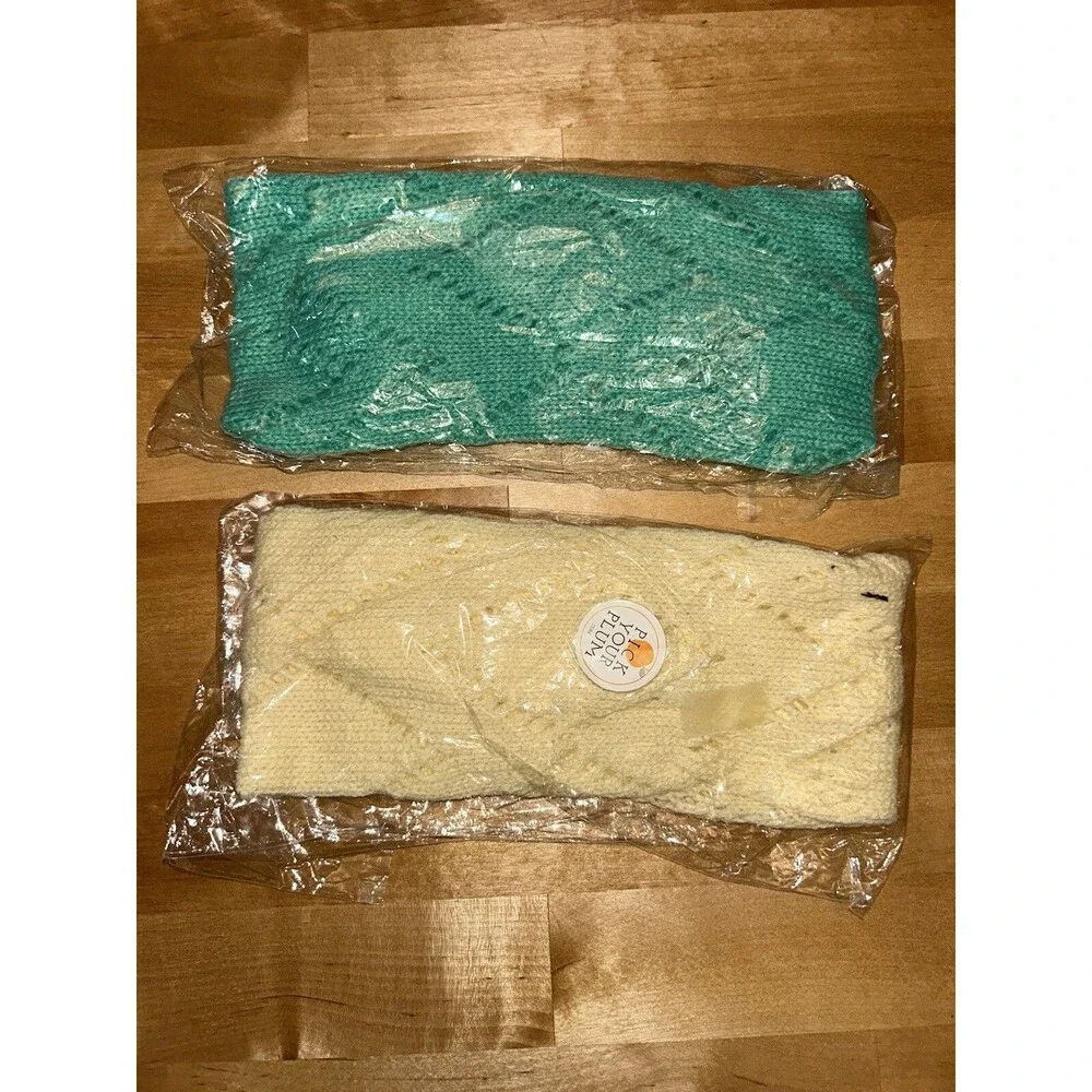Knit Womens Headbands 4 Count Multicolored